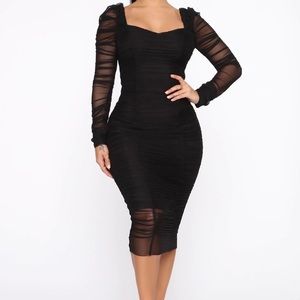 NWT Fashion Nova mesh dress